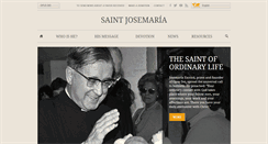 Desktop Screenshot of josemariaescriva.info