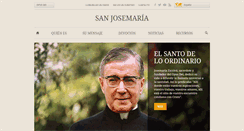Desktop Screenshot of es.josemariaescriva.info